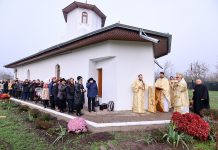 Târnosirea bisericii Parohiei Smârdanul Mic din județul Buzău