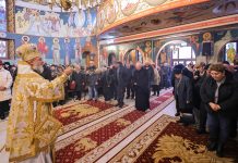 Liturghie arhierească în Parohia „Sfântul Mare Mucenic Mina” din Buzău